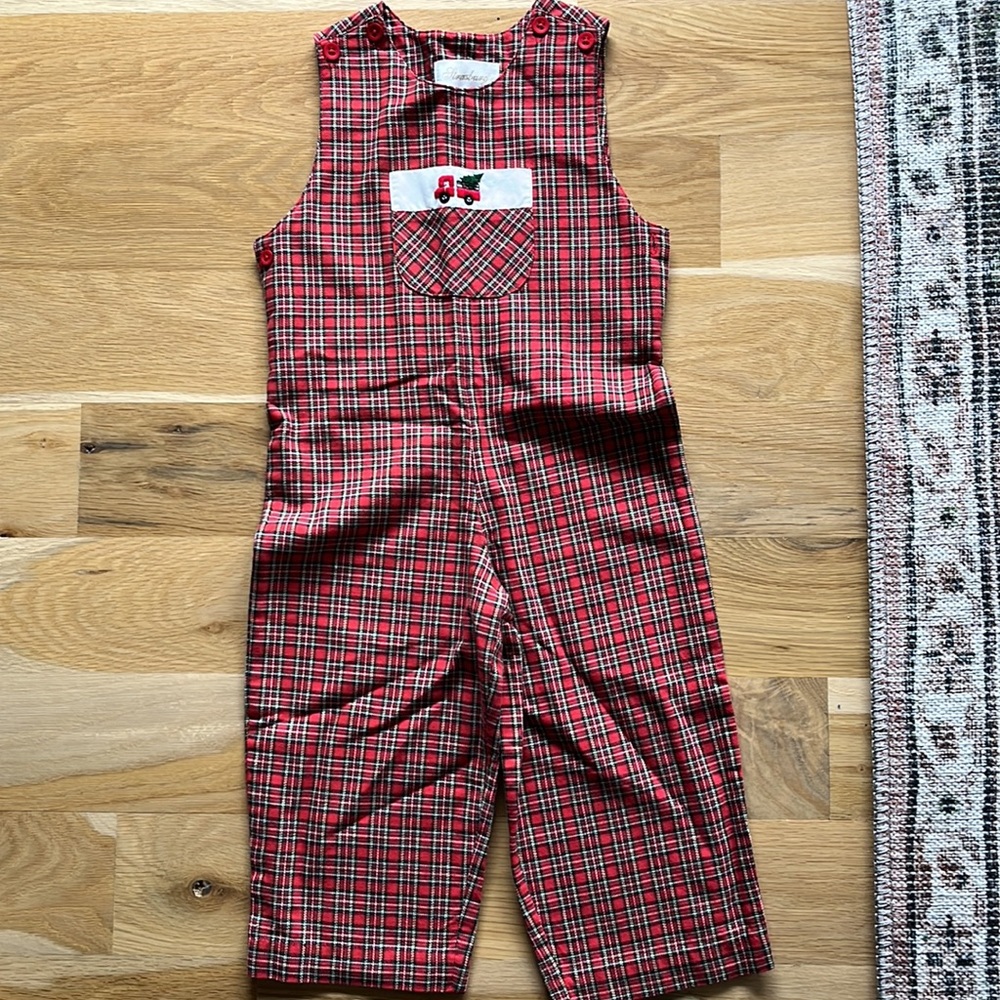 Plaid Christmas jumper